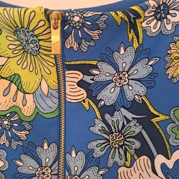 Roz & Ali Floral Dress Size 8 Sleeveless Cottage Romantic Midi 70s Boho - Picture 6 of 9